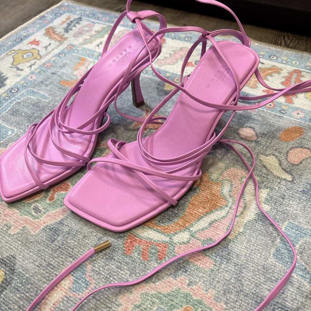 ASOS Lilac Strappy Heels